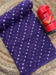 HOT PURPLE Bandhani Fabric