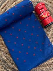 HOT BLUE Bandhani Fabric