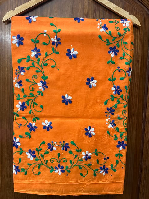 Cotton Kanthawork Saree