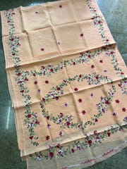 Cotton Kanthawork Saree