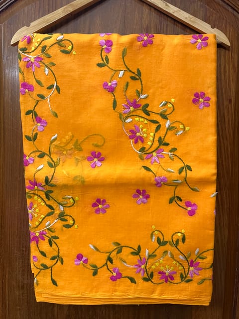 Cotton Kanthawork Saree