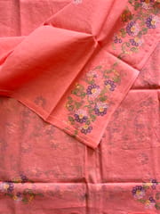 Cotton Kanthawork Saree