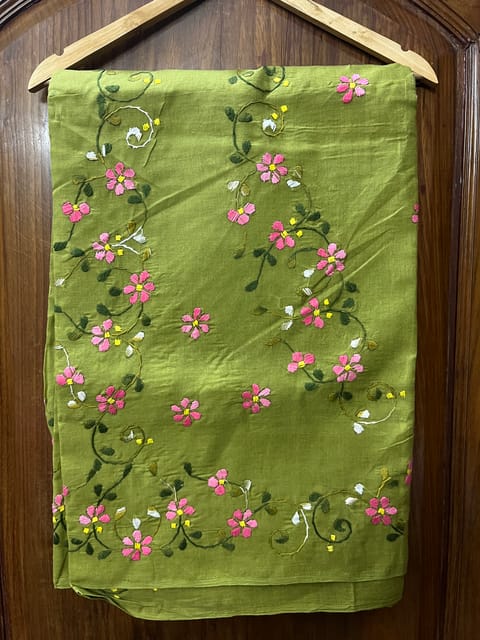 Cotton Kanthawork Saree